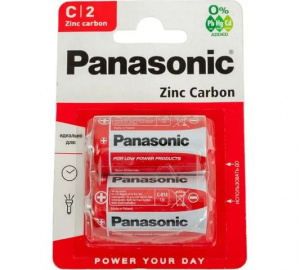 ��������� Panasonic     R14  Zinc Carbon  BL*2 ���������